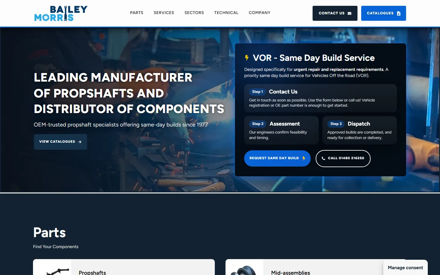 Bailey Morris website
